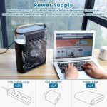 Drumstone [𝟏𝟓 𝐘𝐄𝐀𝐑𝐒 𝐖𝐀𝐑𝐑𝐀𝐍𝐓𝐘] Portable Air Conditioner Fan – Mini Evaporative Cooler with 1/2/3 H Timer, 3 Wind Speeds, and 3 Spray Modes for Office, Home, Dorm & Travel_Multicolor - Image 4