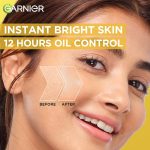 Garnier Brightening Moisturiser, Serum Gel, Infused with Vitamin C and Lemon, For Radiant skin, Oil Free Skin for upto 12 hours, Bright Complete Vitamin C, for all Skin Types, For Men and Women, 45g - Image 4