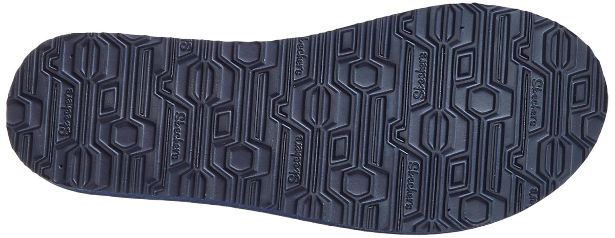 Skechers Womens Slippers 119660-Nvmt 5 (Navy,Multi) - Image 5
