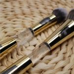 Winkelen 4 in 1 Travel Brush with Multifunctional Foundation Brush, Powder Brush, Eyeshadow Blending & Flat Professional Brush | Soft Bristles Makeup Brushes Set for Women, Girls - Image 4