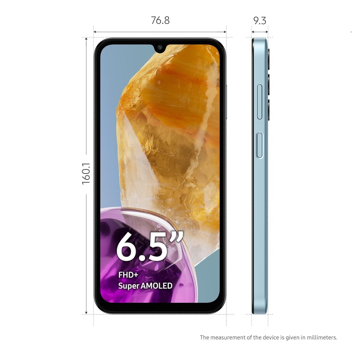 Samsung Galaxy M15 5G (Celestial Blue,6GB RAM,128GB Storage)| 50MP Triple Cam| 6000mAh Battery|MediaTek Dimensity 6100+| 4 Gen. OS Upgrade & 5 Year Security Update|Super AMOLED Display|Without Charger - Image 2