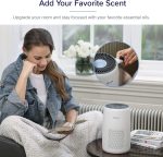 LEVOIT Core Mini Air Purifier For Coverage Area 183 Sq Ft, H13 Truehepa Filter, Remove 99.97% Dust, Smoke, & Pollen, With Fragrance Sponge, (2 Years Warranty), White - Image 7