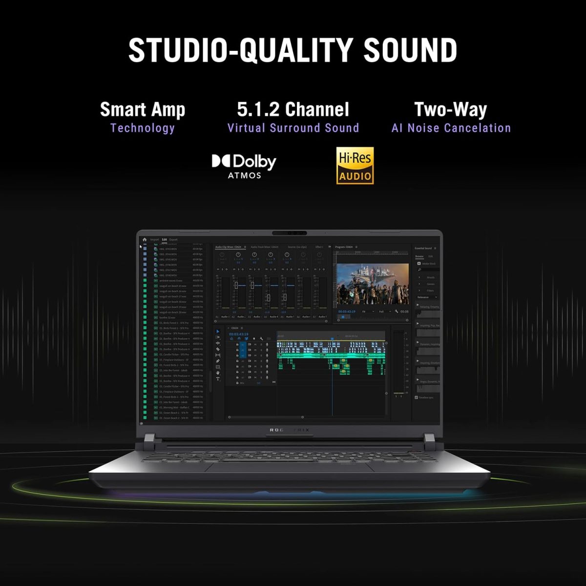 ASUS ROG Strix G16,Intel Core Ultra 9 275HX Gaming Laptop(RTX 5070-12GB/140W TGP/32GB/1TB/2.5K QHD+/16"/240Hz/Windows 11/M365 Basic (1Year)*/Office Home 2024/Eclipse Gray/2.65 Kg) G615LR-S5190WS - Image 12