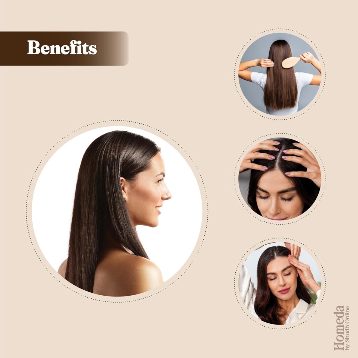 Shudh Online Amla, Reetha, Bhringraj, Shikakai & Hibiscus Powder combo for hair growth (50 grams each) - Image 2