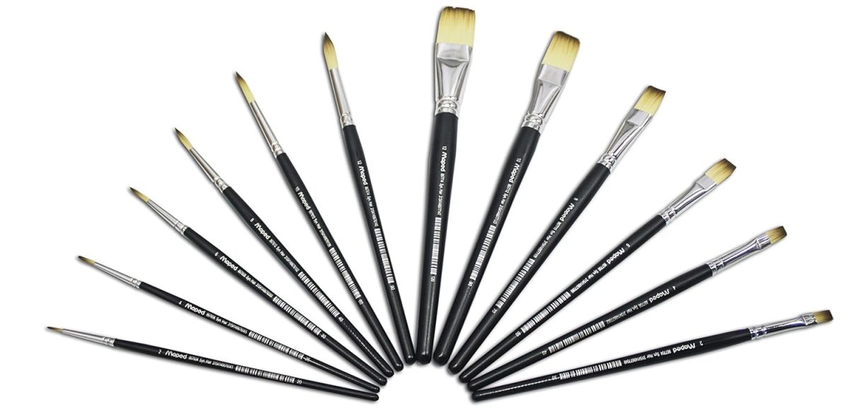Maped Premium Synthetic Brush Set x12 - Image 3