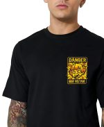 PeaceOut Demon Slayer Zenitsu Graphic T-Shirt, Black, Cotton, Anime Print - Image 4