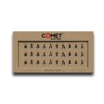 Comet Busters Different Designs Fancy Black Bindi (BIN655)(10mm) - Image 5