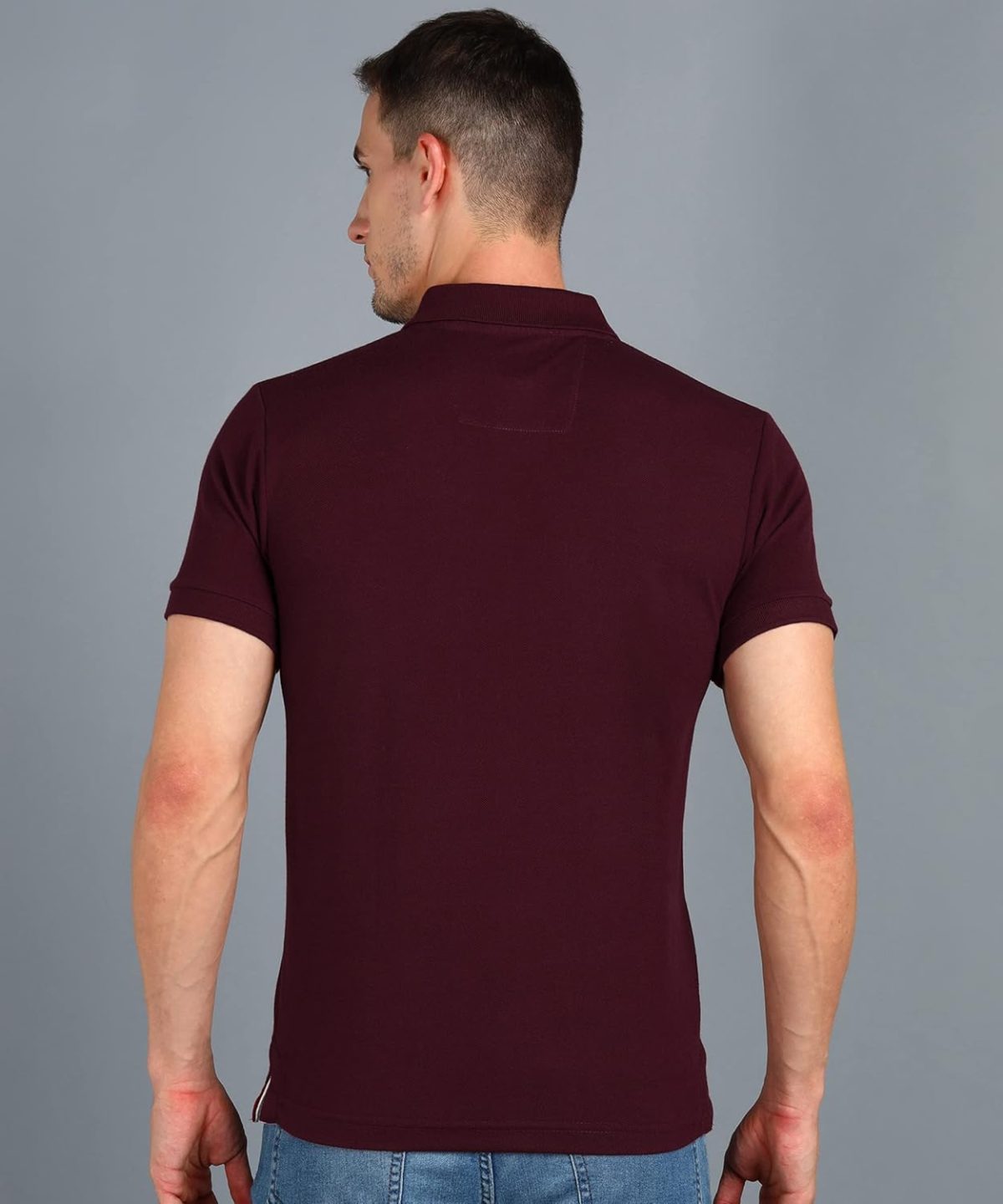 Alan Jones Clothing Men's Cotton Slim Fit Polo T-Shirt - Image 5