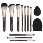 Makeup Brushes,MAANGE 10 PCs Professional Makeup Brushes Set(Brown)