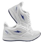 BRUTON EVA Lite Sports Running,Walking & Gym, School Shoes Lightweight Extra Jump Casual Sneaker Lace-Up Shoes for Men's & Boy's - White - Image 6