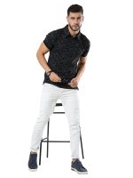 fanideaz Mens Half Sleeve Cotton Striped Branded Polo T-Shirt for Mens || Polo T Shirt for Men || Tshirt for Men Stylish - Image 2