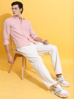 Highlander Men's Striped Slim Fit Shirt - Image 2