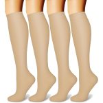 Copper Compression Socks (3 Pairs), 15-20 mmhg is BEST Athletic & Medical for Men & Women, Running, Flight, Travel, Nurses - Boost Performance, Blood Circulation & Recovery