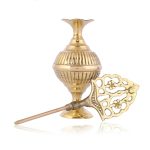 KhwajaDarbar Brass Surmedani Surma Holder Kohl Kajal Applier without Surma (DSGN2) - Image 3