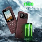 Itel Kingsignal Keypad Mobile Phone | Stronger Signal |1500 mAh 33 Days Standby Super Battery | Type C Charger | KingVoice | Wireless FM with Recording | Auto Call Recording |Kevlar Texture|Purple Red - Image 3