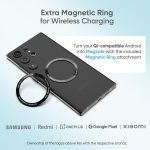 Ambrane MagSafe Wireless 10000mAh Fast Charging Power Bank, Strong Magnet, 22.5W Output for iPhone 12 & Above, Android & Other Qi Enabled Devices, Premium Rubberized Coating (Aerosync Snap, Yellow) - Image 3