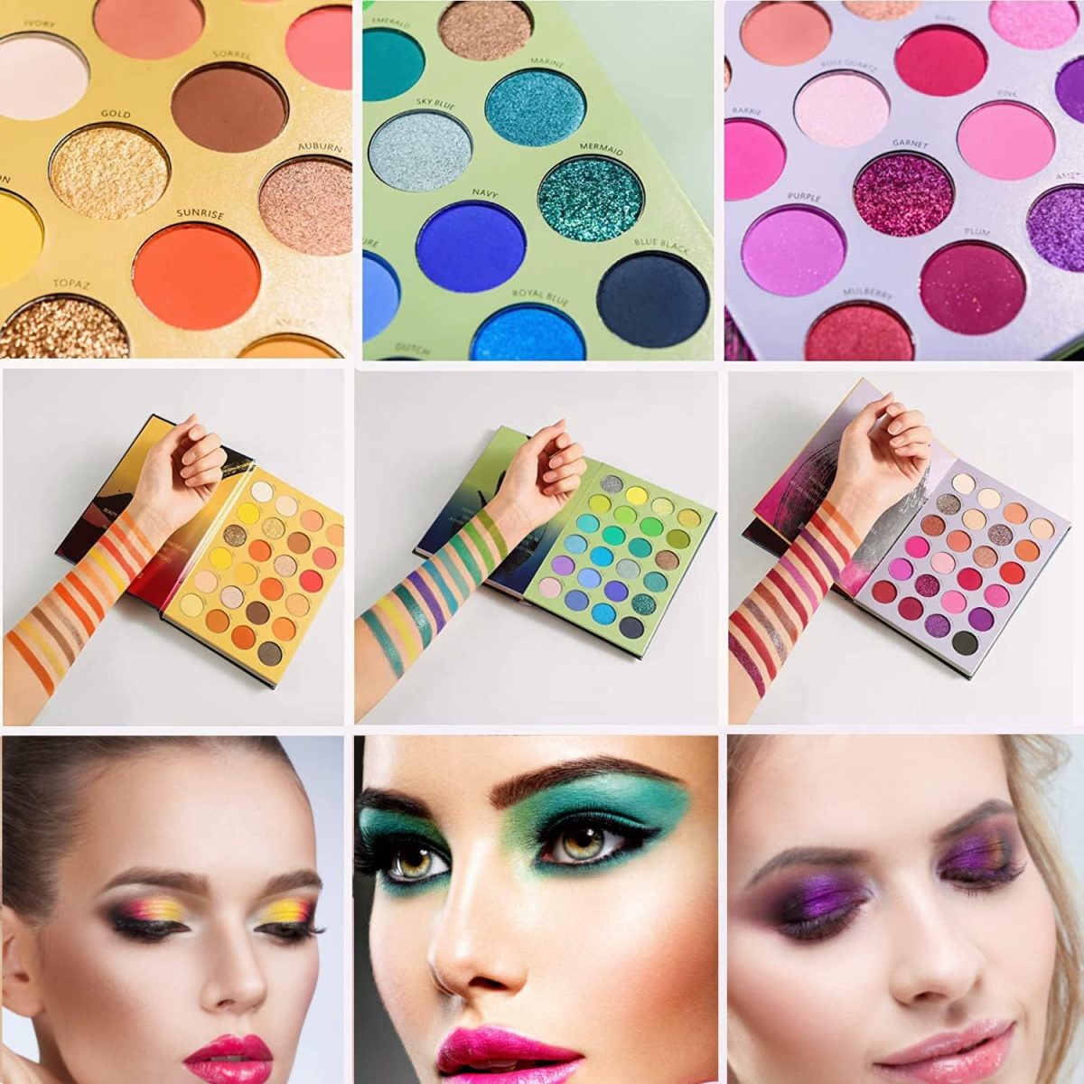 FIRST BEAUTY Eye Shadow Palette 72 Shades of Color Book Eyeshadow Combined with 3 Layer Natural Highly Pigmented Natural Ultra Eye Shadow Pressed Powder (Multicolor) - Image 5