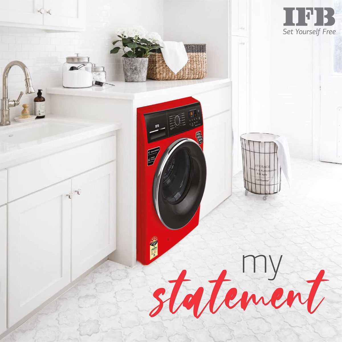 IFB 7 Kg 5 Star Front Load Washing Machine 2X Power Steam (ELITE ZRS 7012, Red, In-built Heater, 4 years Comprehensive Warranty) - Image 11