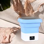 CLUB BOLLYWOOD®Portable Washing Machine 9L Capacity Small Washer For Apartment Travel Hotel Blue|Home & Garden | Major Appliances | Washers & Dryers |1 Piece Foldable Washing Machine - Image 6