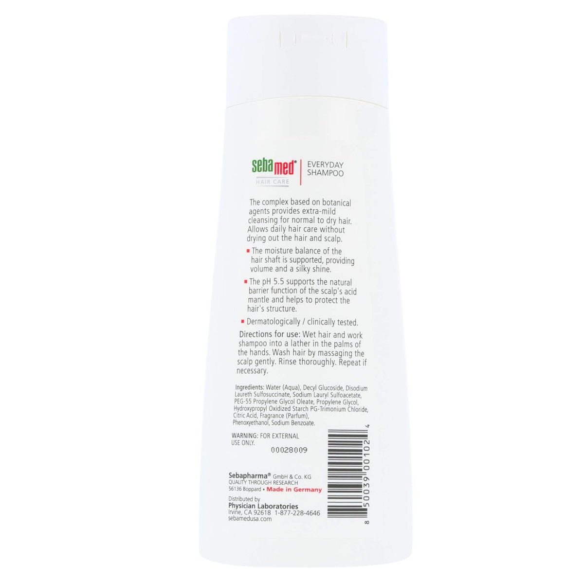 Sebamed Everyday Shampoo (6.8 fl oz / 200 ml) - Image 2