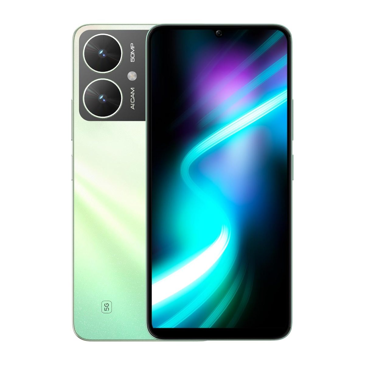 POCO M6 5G (Polaris Green,4GB RAM, 128GB Storage) | MediaTek Dimensity 6100+ 5G Processor | 5000 mAh Battery + 18W Fast Charging | 50 MP AI Dual-Camera System| Airtel Locked - Image 2