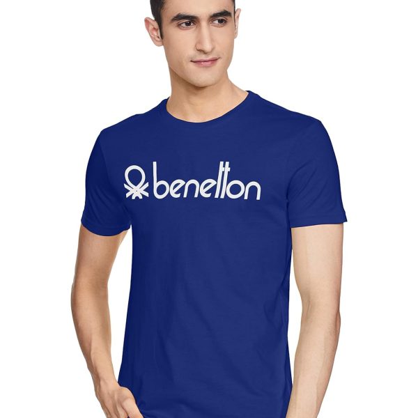 UNITED COLORS OF BENETTON Men's Cotton Regular Fit T-Shirt
