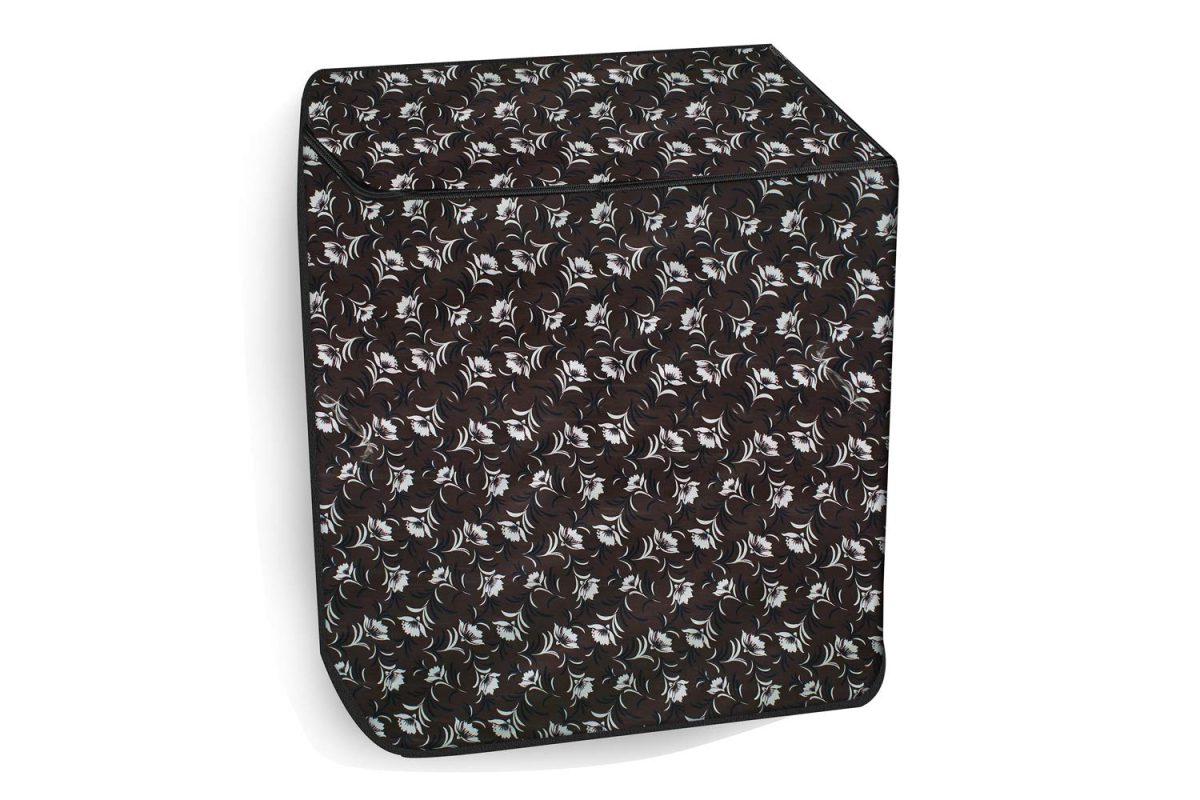 Stylista Washing Machine Cover Compatible for Whirlpool 10.5 kg semi Automatic ACE 10.5 XL Floral Printed Pattern - Image 3