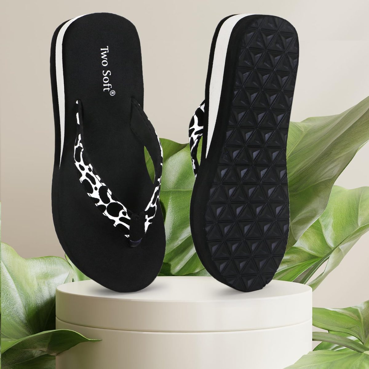 Women Slipper Stylish Comfortable Lightweight Soft Flaxsible Casual Flip Flop/Girls fancy chappal_BZR-P_GN-016 - Image 6