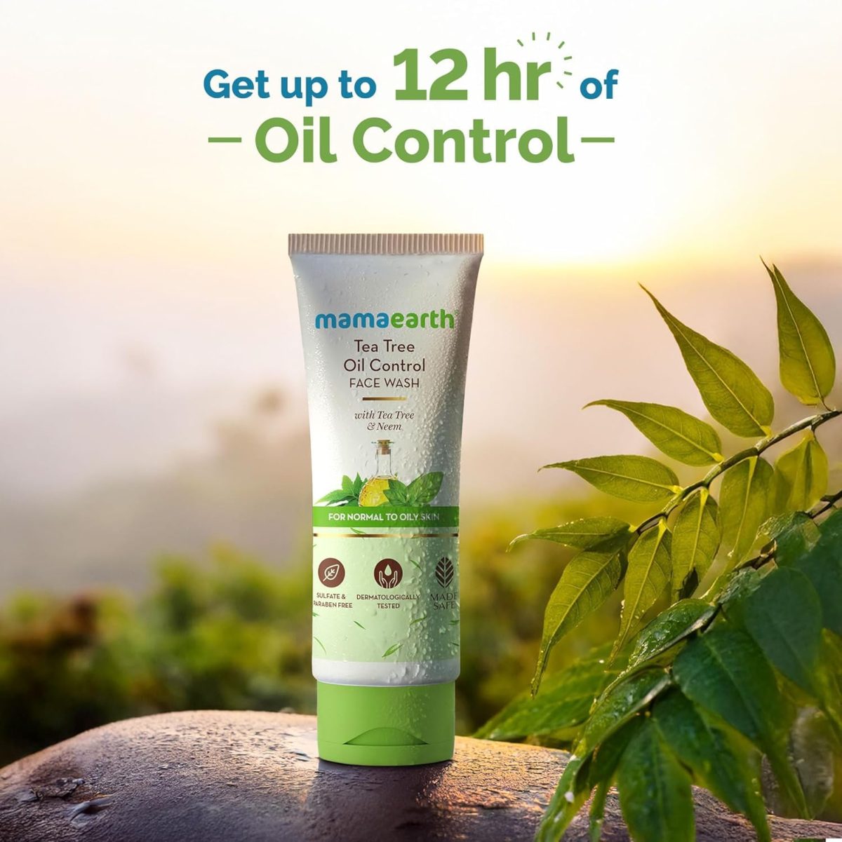 Mamaearth Tea Tree Oil Control Face Wash | Controls Acne & Pimples | Removes Excess Oil | For Oily and Sensitive Skin | For Men & Women | 100 ml - Image 4