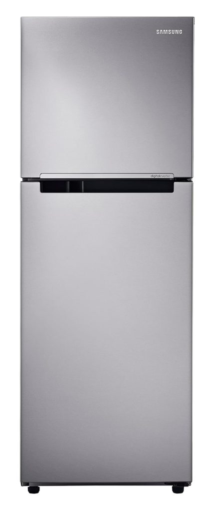 Samsung 236L 2 Star Inverter Frost-Free Double Door Refrigerator Appliance (RT28C3042S8/NL,Elegant Inox)