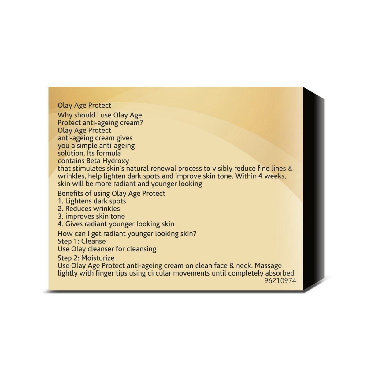 Olay Age Protect |with Salicylic Acid, Aloe Vera Extract, BHA |Stimulates skin's renewal process, gives radiant, younger looking skin |Suitable for Normal, Dry, Oily & Combination skin |40 gm - Image 4
