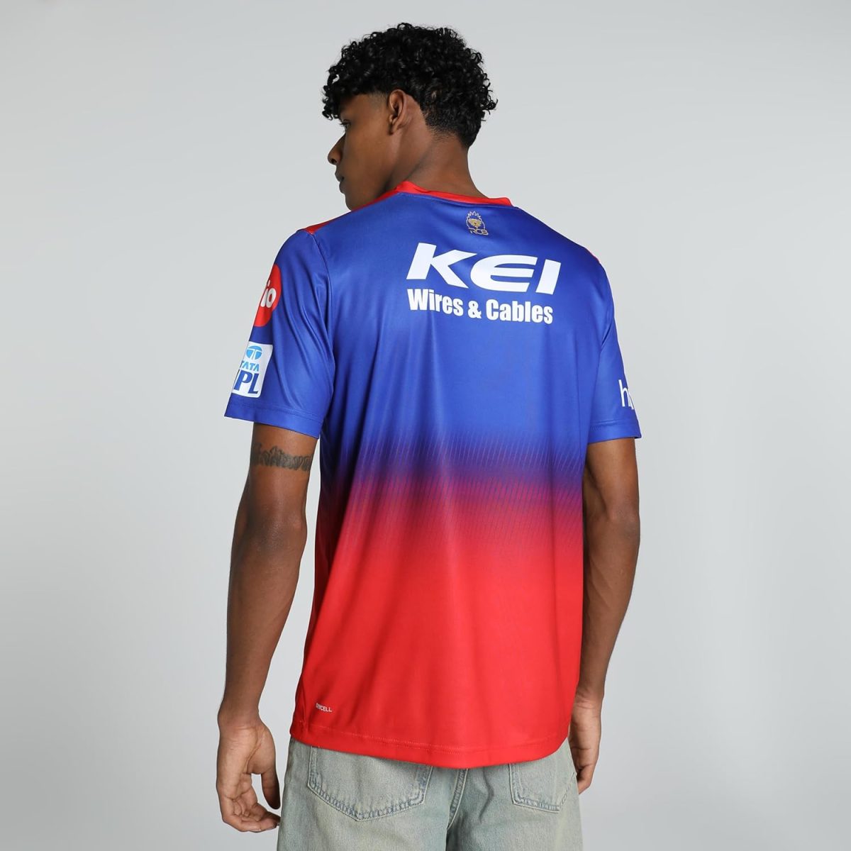 Puma Men's Polyester Regular Fit Official IPL 2024 Royal Challengers Bangalore Player Replica Match Jersey - Image 4