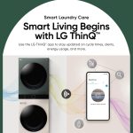 LG WashTower 13 Kg /10 Kg with AI Direct Drive & DUAL Inverter Heat Pump, Fully Automatic Front Load Washing Machine and Dryer (FWT1310BG) with Wi Fi & Central Control Panel Natural Beige & Green - Image 11