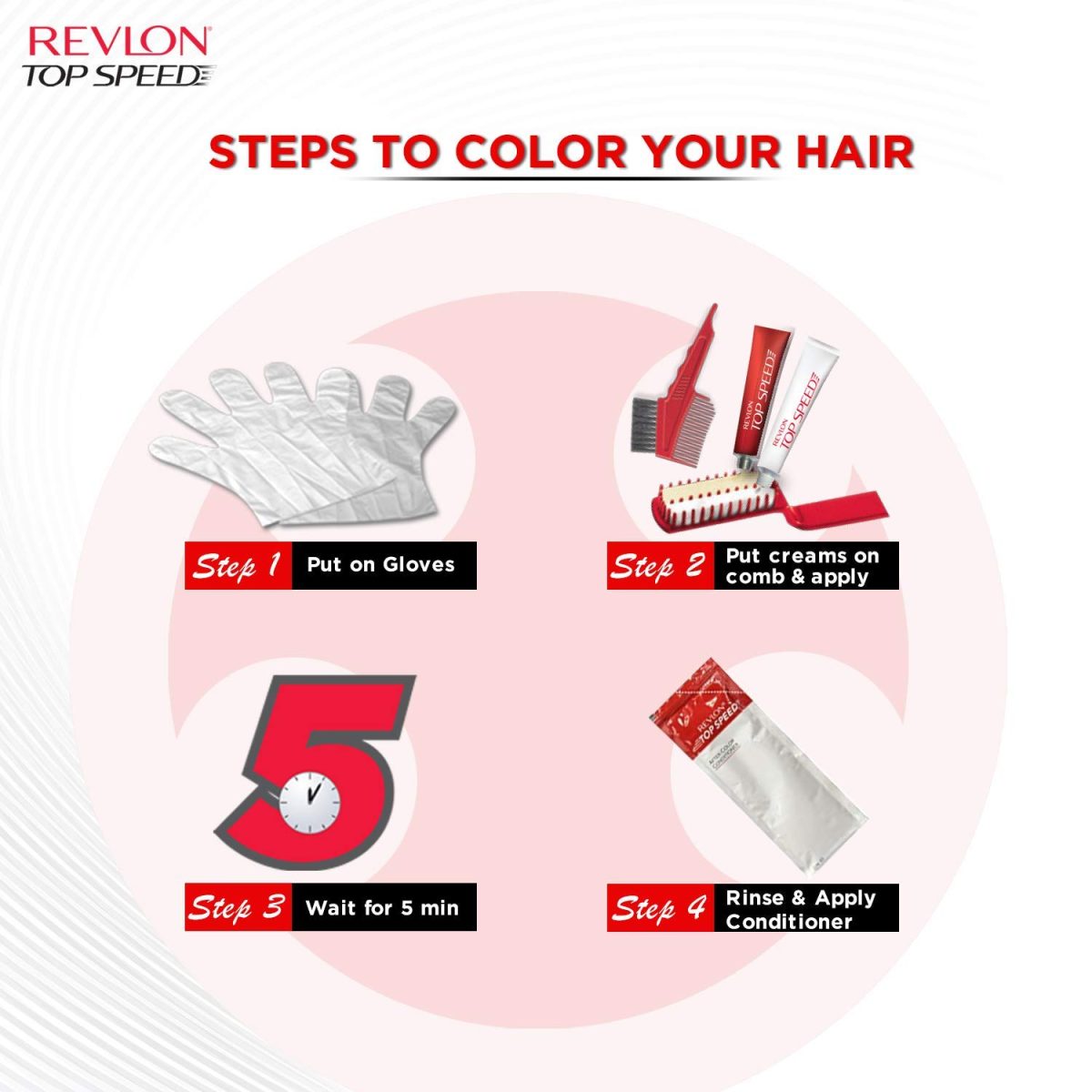 Revlon Top Speed Hair Color for Men Natural Black with Outrageous Conditioner 190ml | 100% Grey Coverage in 5 Minutes | Prevent Fading, add Volume, Softness & Shine to Hair - Image 6