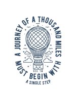 THREADCURRY Journey of Miles | Motivational Inspirational Adventure Quote Cotton Graphic Printed Tshirt for Boys White - Image 4