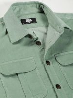 Thomas Scott Men's | Premium Corduroy | Slim Fit | Long Sleeve | Double Pocket | Spread Collar |Casual Shirt for Men. - Image 5