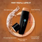 SUGAR Cosmetics Aquaholic Hydrating Matte Foundation Cream | Full-Coverage | For All Skin Types | With Built-In Cushion Applicator | 30Gm - 35 Frappe, 1 Count - Image 2