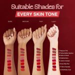 Nourish Mantra Bold Rush Creamy Matte Liquid lipstick combo with SPF 15 Set of 4(1.2ml Each) | Mini Lipstick |red lipsticks | Water Proof | Smudge Proof | transfer Proof | Long Lasting | for all Skin tones - Image 3