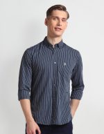 U.S. POLO ASSN. Men's Cotton Slim Fit Shirt - Image 2