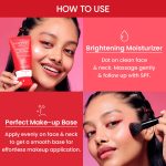Dot & Key Strawberry Brightening Moisturizer | Niacinamide, Peptides & Hyaluronic Acid, Non-sticky, Brightens Skin, Intense Moisturization | Non-Comedogenic & Fragrance Free, Lightweight | 80g - Image 6