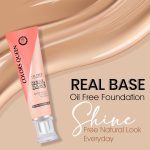 Colors Queen Real Base Oil Free Foundation | Matte Finish, Long Lasting & Lightweight Formula | Easy to Blend, Buildable Coverage | Waterproof Foundation for Face Makeup (01 - Classic Ivory, 40ml) - Image 5