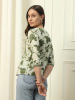 FIORRA Women's Cotton Regular Fit Top - Image 4