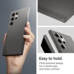 Spigen Liquid Air for Samsung Galaxy S24 Ultra Case, Galaxy S24 Ultra Back Cover (2024) - TPU｜Marble Gray - Image 4