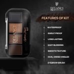 Dilanci Professional Eyebrow Shaping Kit | 2 Shade Palette with Brush | Define, Shape & Enhance | Perfect for Beginners & Professionals - Image 3