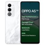 OPPO A5 5G (Mist White, 6GB RAM, 128GB Storage) with No Cost EMI/Additional Exchange Offers