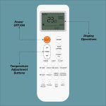 Zieva Compatible For O General Ac Remote Replacement For 1, 1.5, 2 Ton Split/Window Air Conditioner - Please Match The Original Remote (Ac 252 A),White - Image 7