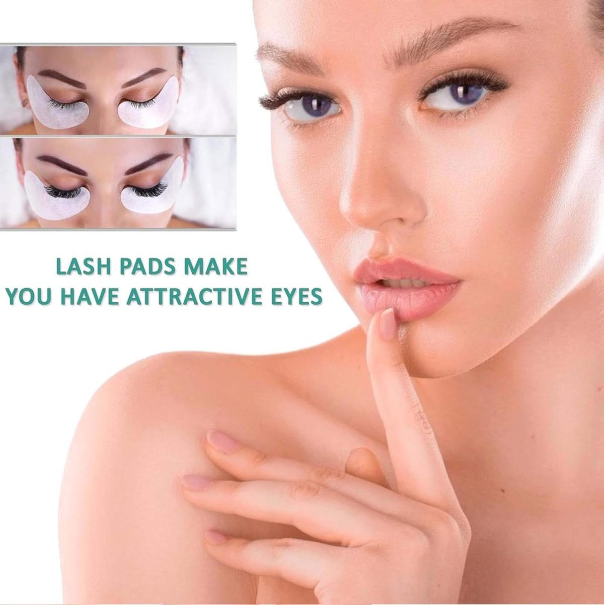 SAY WOW Hydrogel Eye Patches 20Pcs Eyelash Under Eye Pads Lash Eyelash Extension Paper Patches Eye Tips Sticker Wraps Make Up Tools Lint Free Eye Gel Patches (20 Pairs) - Image 6
