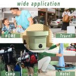 Skyheaven SeMi AuToMaTiC FoLdInG 9L SmAlL MiNi WaShInG MaChInE WiTh DrYeR DeEp CLeAnInG FoR UnDeRwEaR WaShINg MaChInE - Image 6