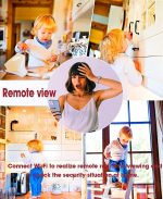 RNA WiFi Spy Camera Hidden for Home Outdoor High HD Focus Spy Magnet Mini Live Stream Night Vision IP Wireless 1080P Audio Video Hidden Indoor Nanny Camera for Home Offices Security Multicolor. - Image 6