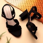 TRASE Block Heels Sandals For Women, Dusky Stylish & Comfortable Footwear - Image 5
